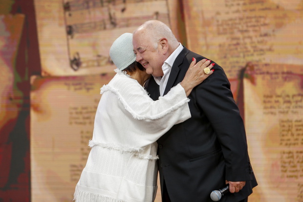 Grażyna Łobaszewska, Stanisław Sojka, Stanisław Soyka, festiwal w Opolu, 15.06.2025 r.