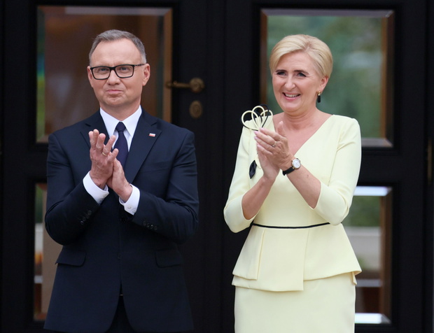Agata Duda, Andrzej Duda, Warszawa, 05.08.2025.