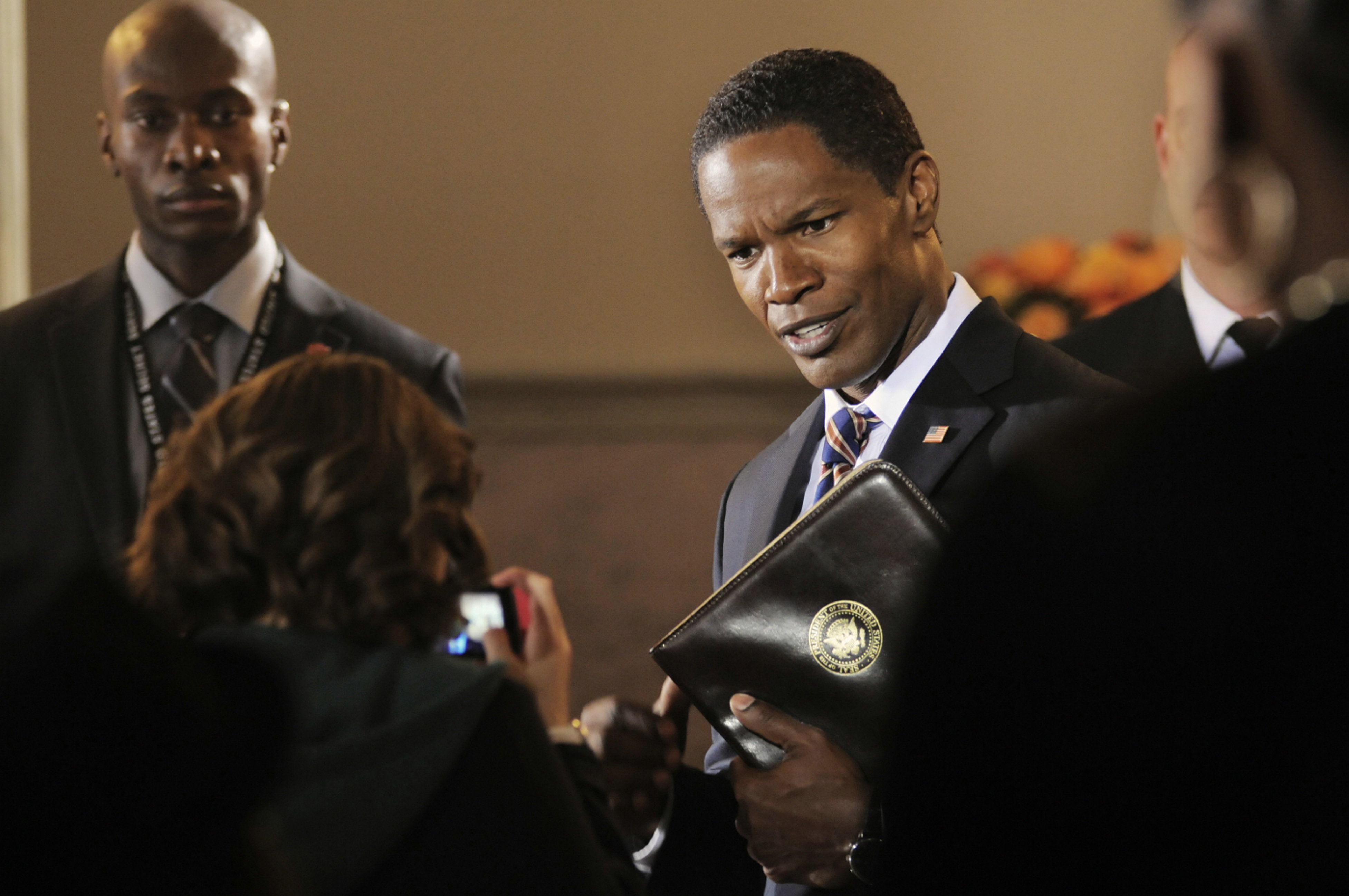 Jamie Foxx. Film "Świat w płomieniach". 2013 rok