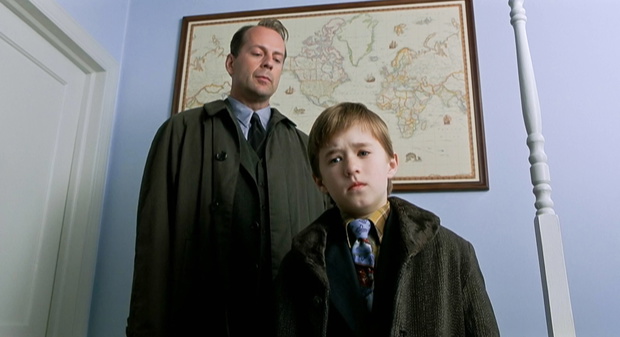 Haley Joel Osment and Bruce Willis