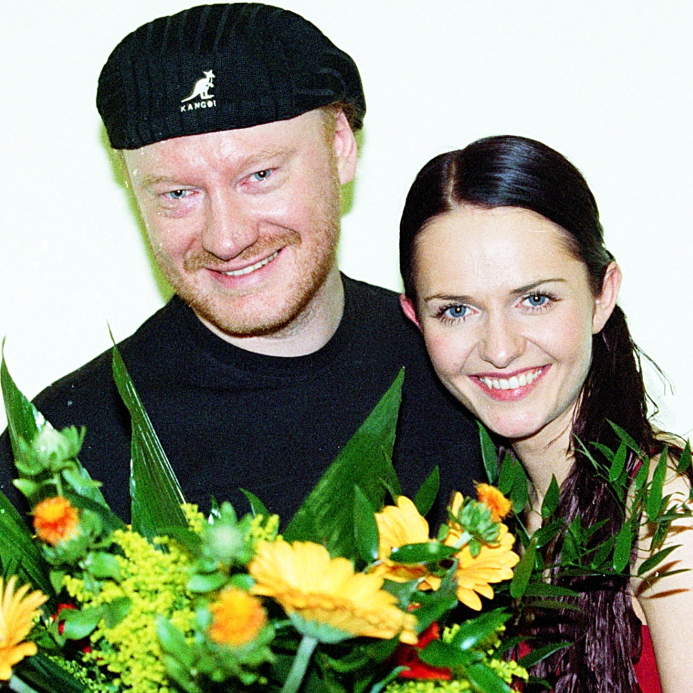 Kasia Stankiewicz i Robert Janson - 10-lecie varius manx - sala kongresowa 2000 rok