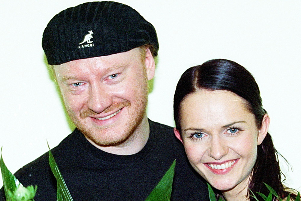 Kasia Stankiewicz i Robert Janson - 10-lecie varius manx - sala kongresowa 2000 rok