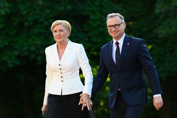 Prezydent Duda z ?on? na szczycie NATO