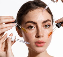 kobieta z serum