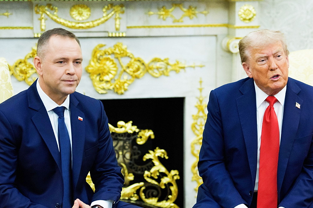 Karol Nawrocki z wizytą w Białym Domu, Donald Trump, 3