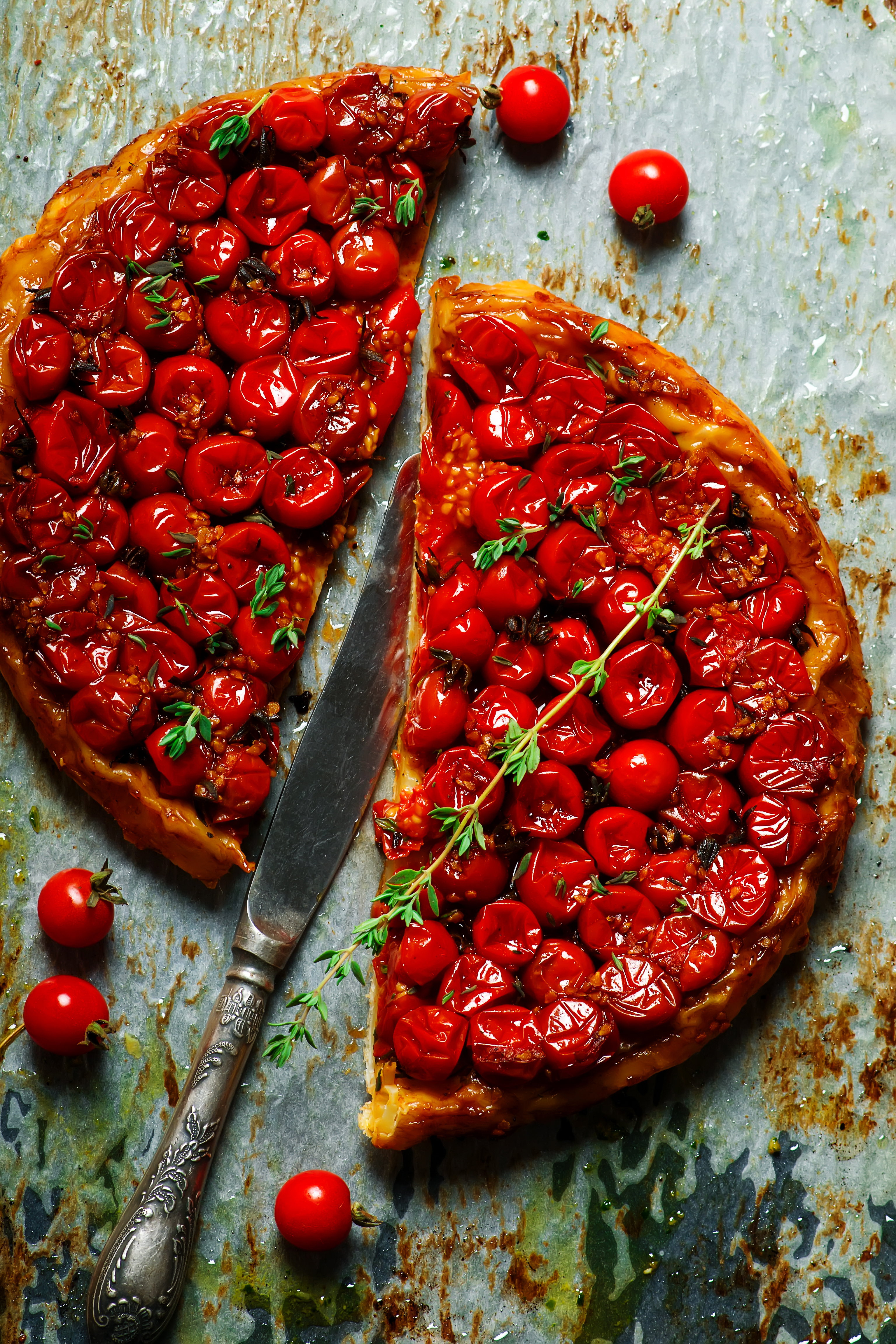 Tarta tatin z pomidorami