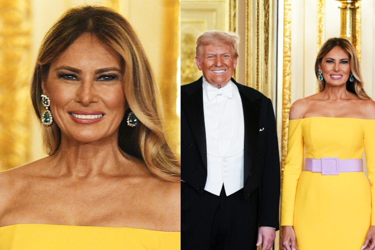 Melania Trump, Prezydent Trump z wizytą w Wielkiej Brytanii