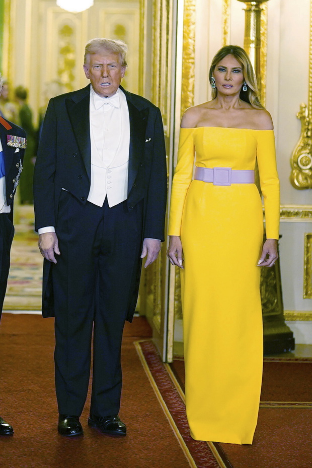Melania Trump, Prezydent Trump z wizytą w Wielkiej Brytanii