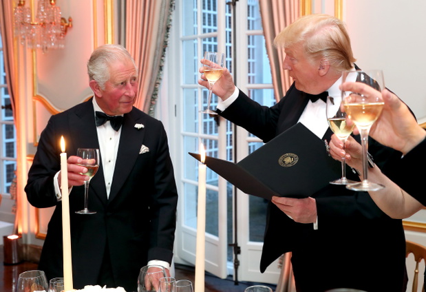 król Karol, Donald Trump