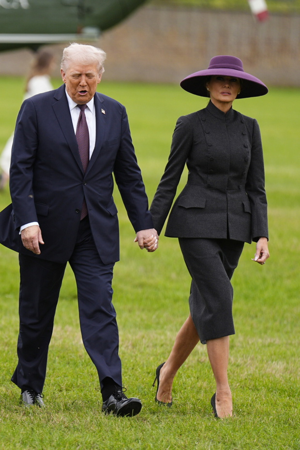 Melania Trump podczas wizyty w Wielkiej Brytanii