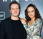 Tomasz Schuchardt, Kamila Kuboth-Schuchardt, żona Tomasza Schuchardta, premiera filmu „Psy 3”, Warszawa, 14.01.2020 rok