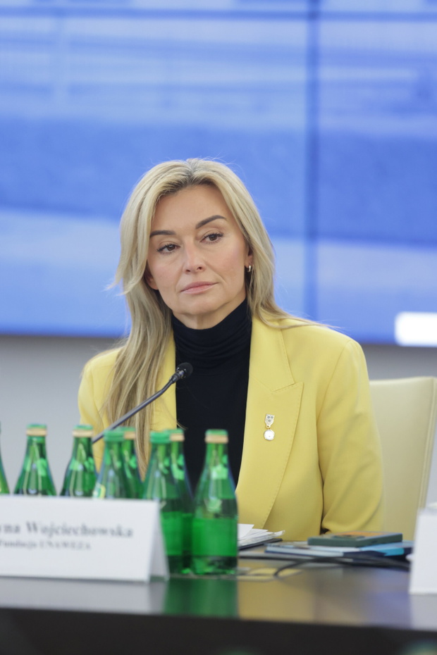 Martyna Wojciechowska, 15.02.2024 Warszawa Okrągły stół zdrowia psychicznego dzieci i młodzieży