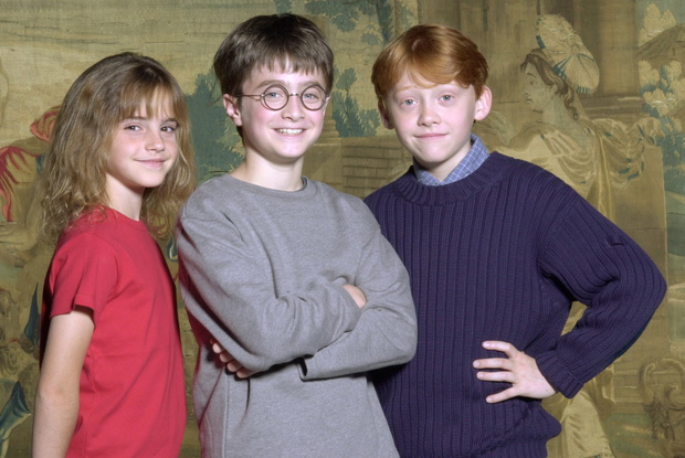 Emma Watson, Daniel Radcliffe, Rupert Grint, 2000 rok