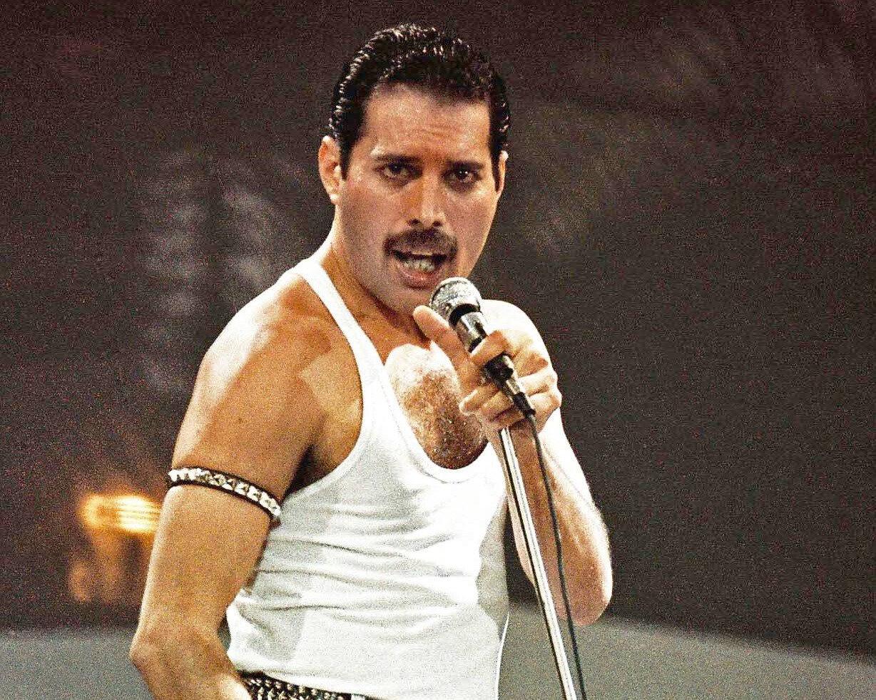 Freddie Mercury. Live Aid, 1985 rok