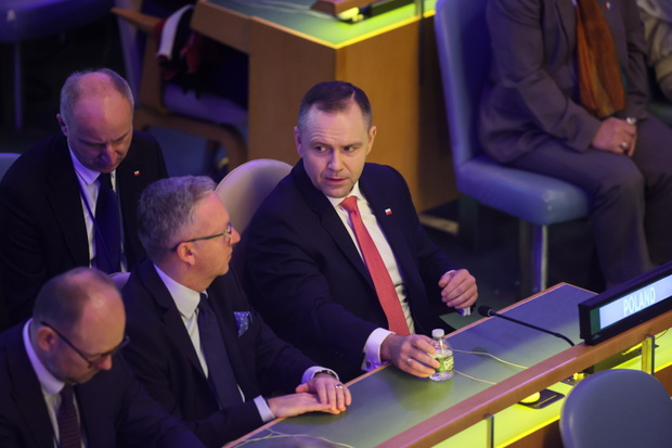 Karol Nawrocki. Nowy Jork, USA, 22.09.2025 rok