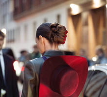 Street Style - Day 2 - Milan Fashion Week - Womenswear Spring/Summer 2026