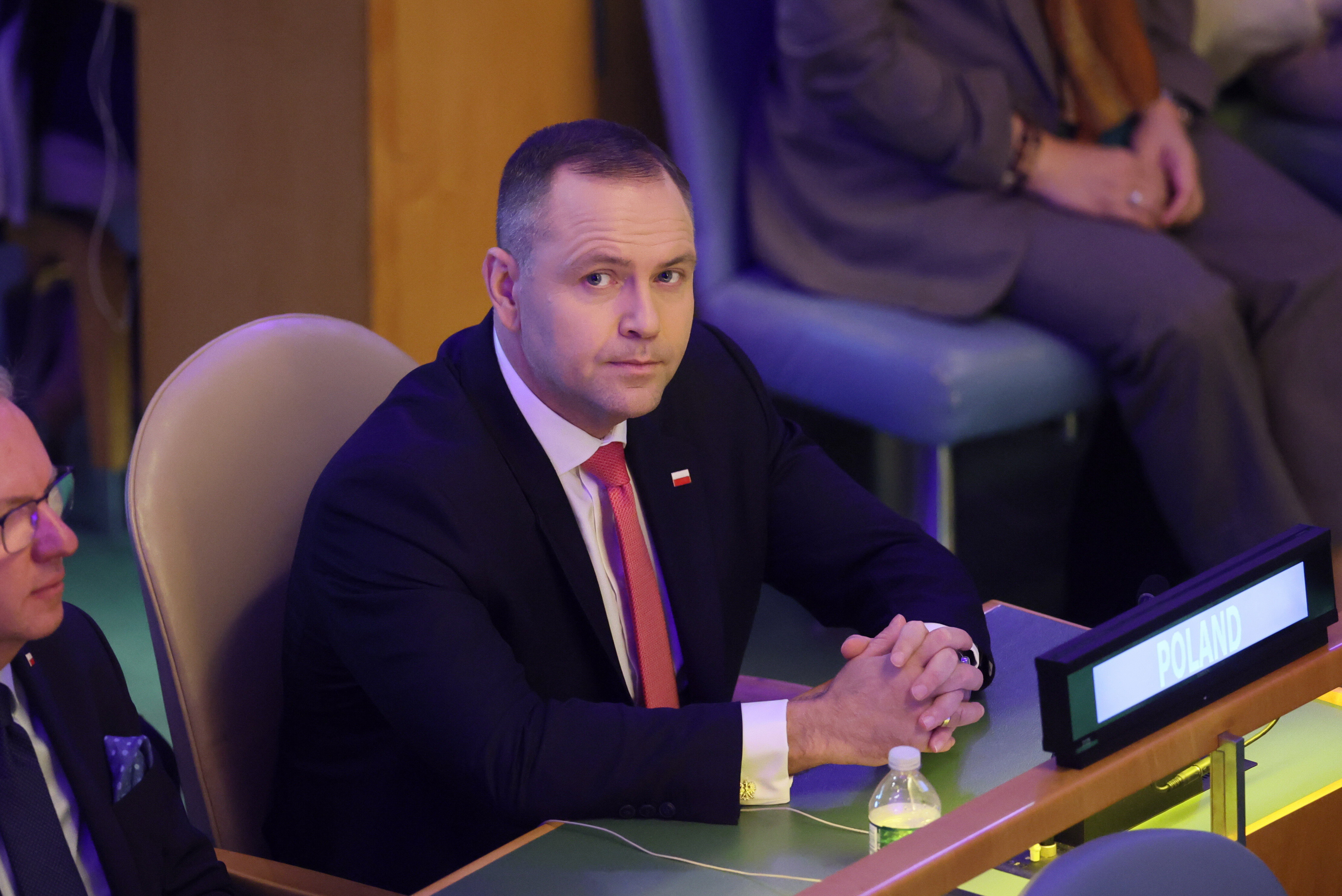 Karol Nawrocki. Nowy Jork, USA, 22.09.2025 rok