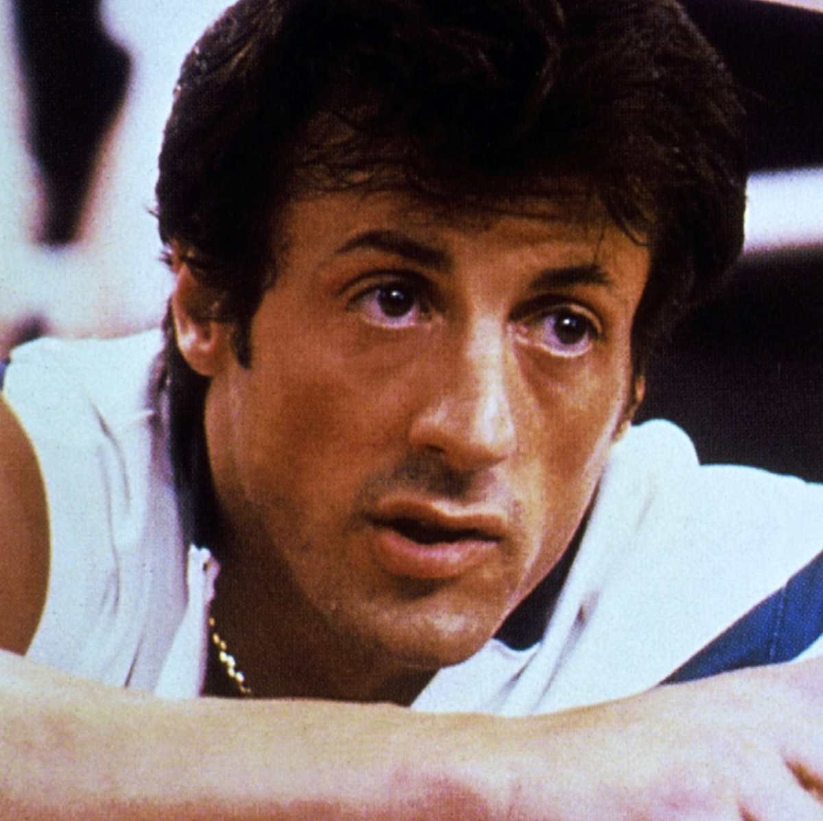 Rocky 4 film sensacyjny, USA 1985  Sylvester Stallone scena z: Sylvester Stallone