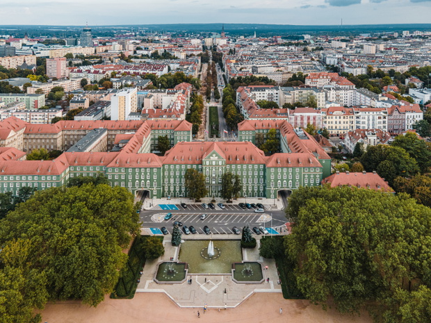 Szczecin z lotu ptaka
