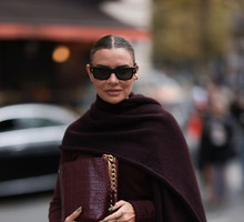 Burgundowy sweter, hit jesieni