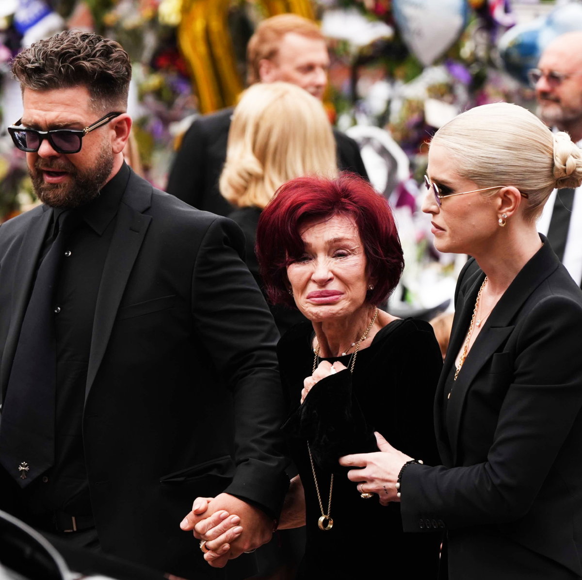 Jack Osbourne, Sharon Osbourne, Kelly Osbourne, pożegnanie Ozzy'ego Osbourne'a