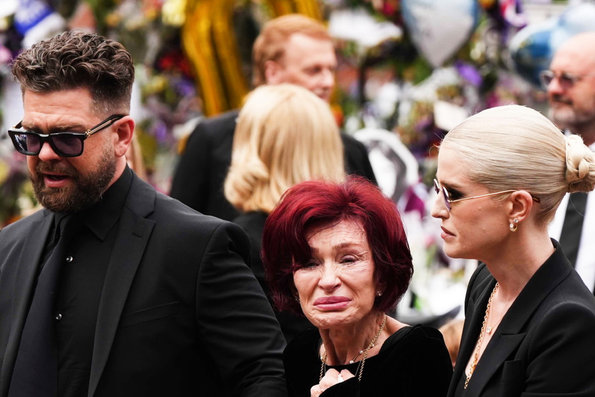 Jack Osbourne, Sharon Osbourne, Kelly Osbourne, pożegnanie Ozzy'ego Osbourne'a