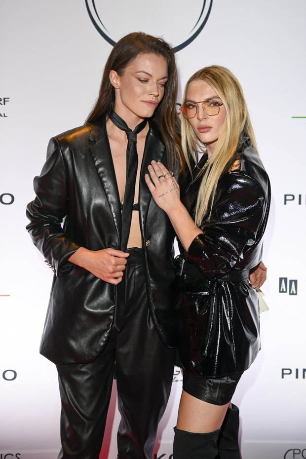 Karolina Brzuszczyńska, Agnieszka Skrzeczkowska, Karolina Brzuszczyńska, Agnieszka Skrzeczkowska, Pinko Fashion Show wiosna - lato 2023