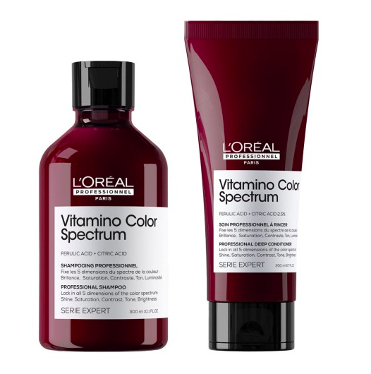 Zestaw do włosów farbowanych podkreślający wielowymiarowość koloru Vitamino Color, L'Oréal Professionnel