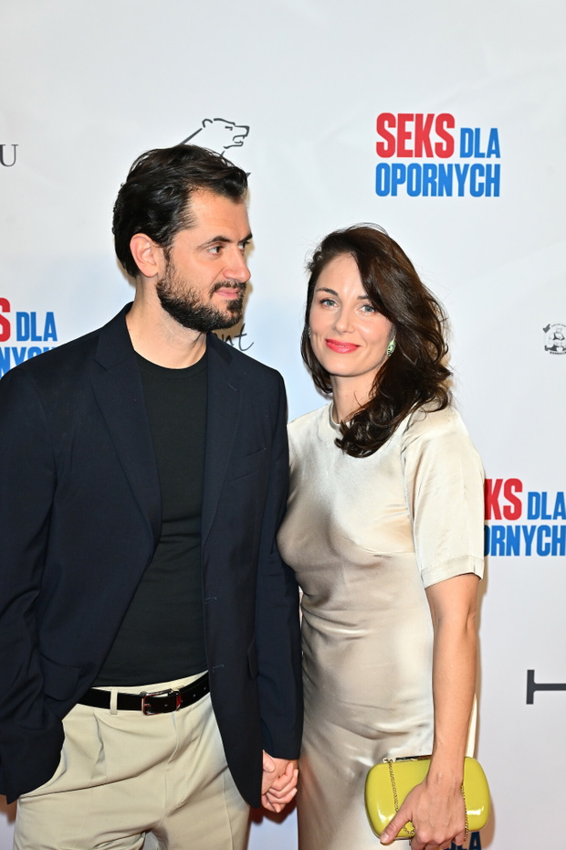 Bartlomiej Kotschedoff, Katarzyna Wajda 14.10.2025 Warszawa Premiera filmu w reżyserii Rafała Skalskiego