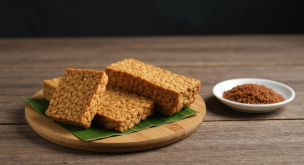 Krojony tempeh wygląda niepozornie. Ale dobrze przygotowany smakuje genialnie!