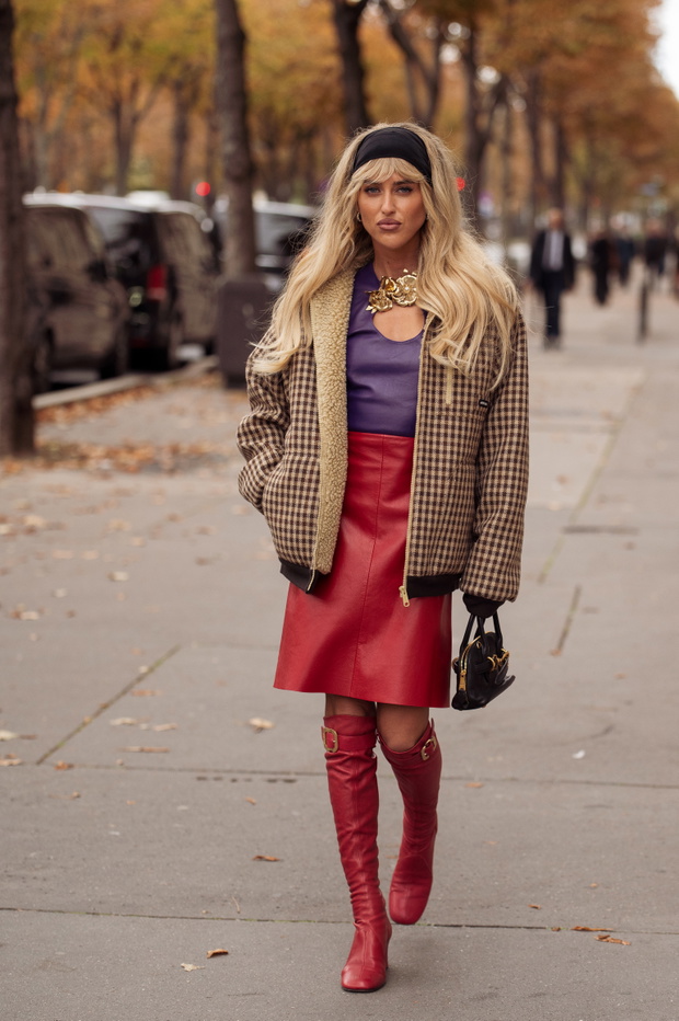 Street Style - Paris Fashion Week - Womenswear Spring Summer 2026 - Day Eight