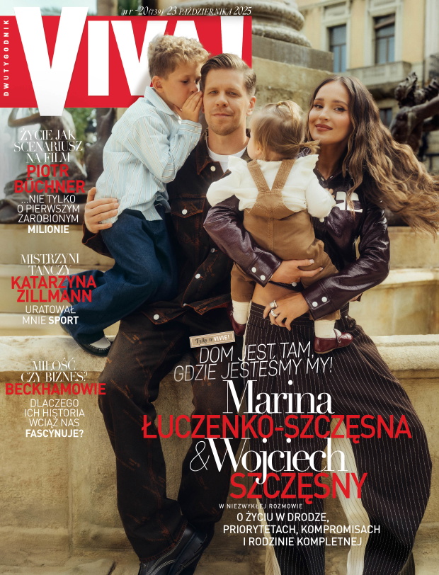 Marina Łuczenko-Szczęsna, Wojciech Szczęsny, Liam Szczęsny, Noelia Szczęsna, VIVA!, 20/2025, okładka