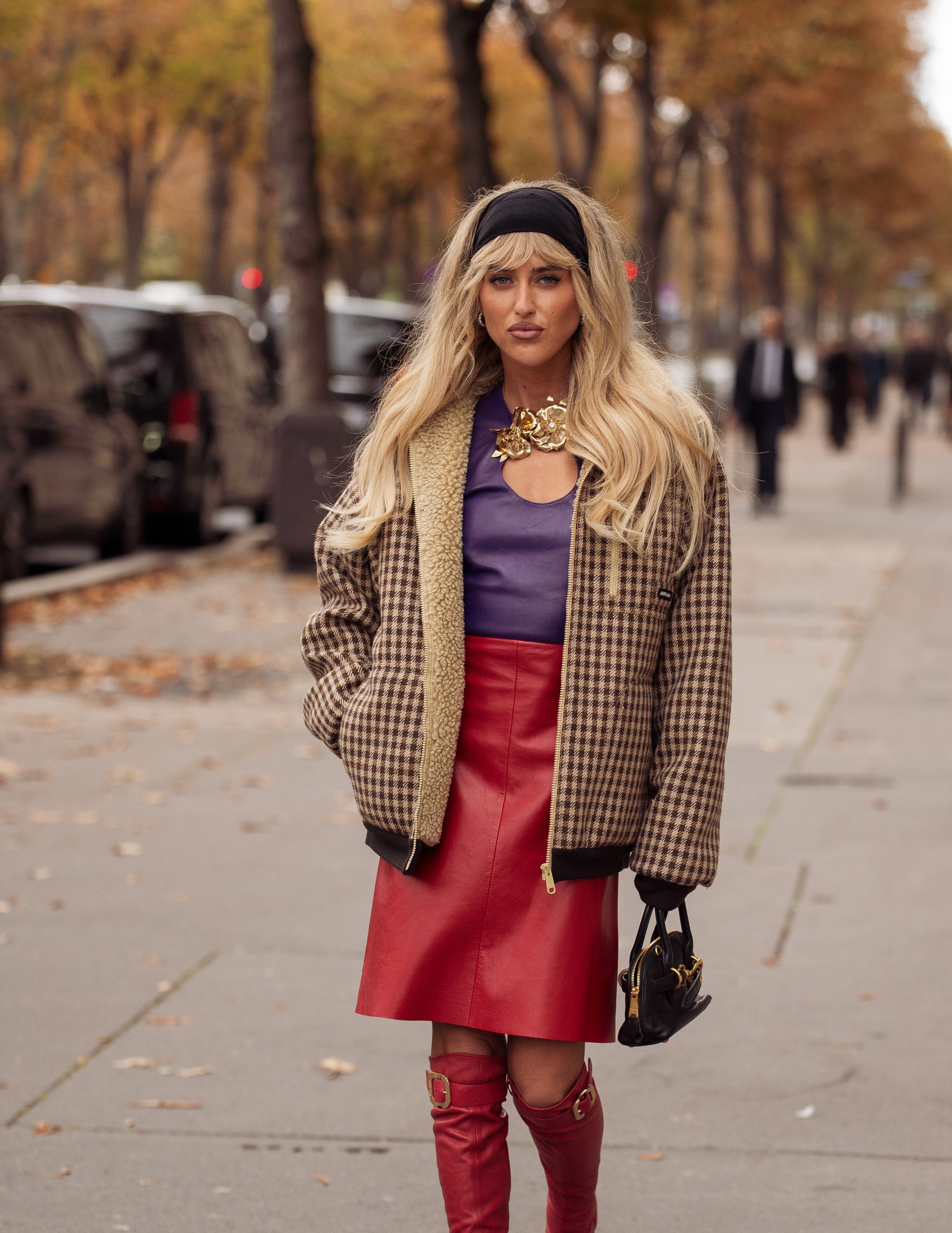 Street Style - Paris Fashion Week - Womenswear Spring Summer 2026 - Day Eight