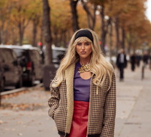 Street Style - Paris Fashion Week - Womenswear Spring Summer 2026 - Day Eight