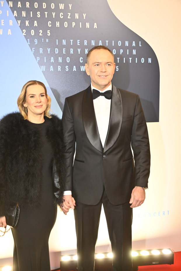 Marta Nawrocka, Karol Nawrocki, XIX Międzynarodowy Konkurs Pianistyczny im. Fryderyka Chopina - gala wręczenia nagród i I koncert laureatów
