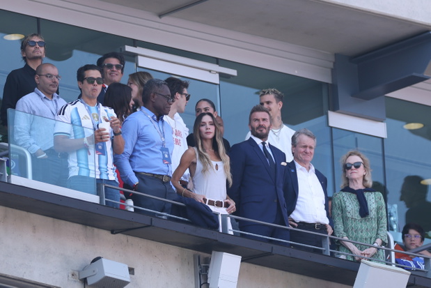 David i Victoria Beckhamowie podczas finału Mistrzostw Świata FIFA 2026