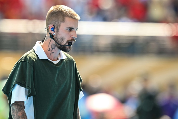 Justin Bieber podczas finału Mistrzostw Świata FIFA 2026