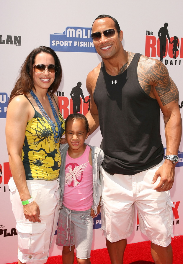 Dwayne Johnson, Dany Johnson i Simone, 29.07.2007.