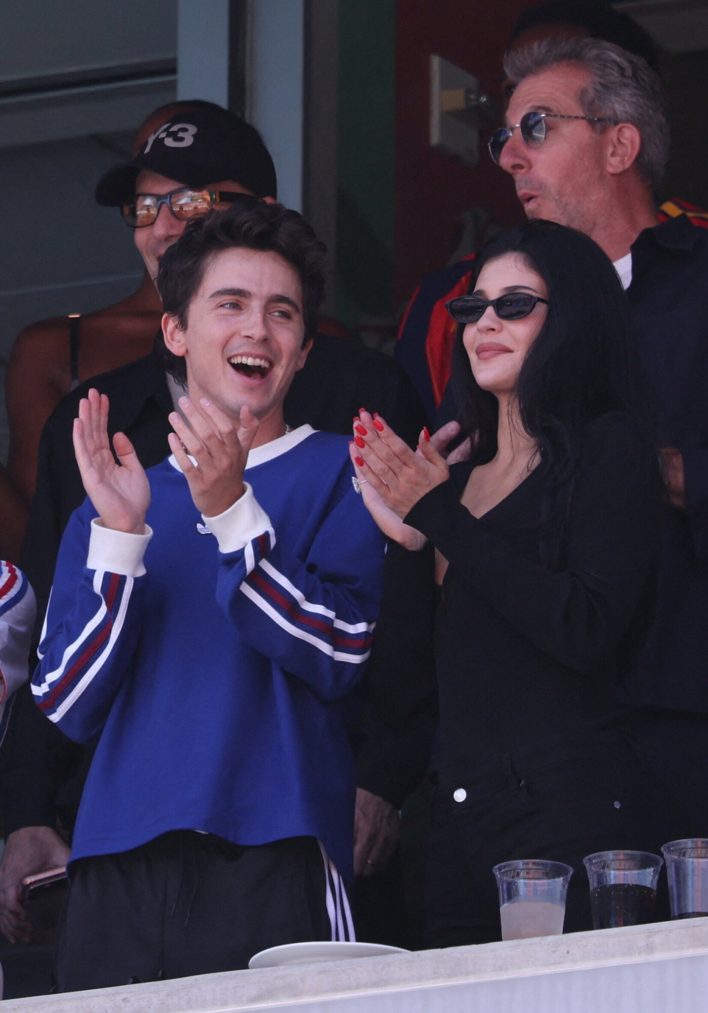 Timothee Chalamet i Kylie Jenner podczas finału Mistrzostw Świata FIFA 2026