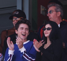 Timothee Chalamet i Kylie Jenner podczas finału Mistrzostw Świata FIFA 2026