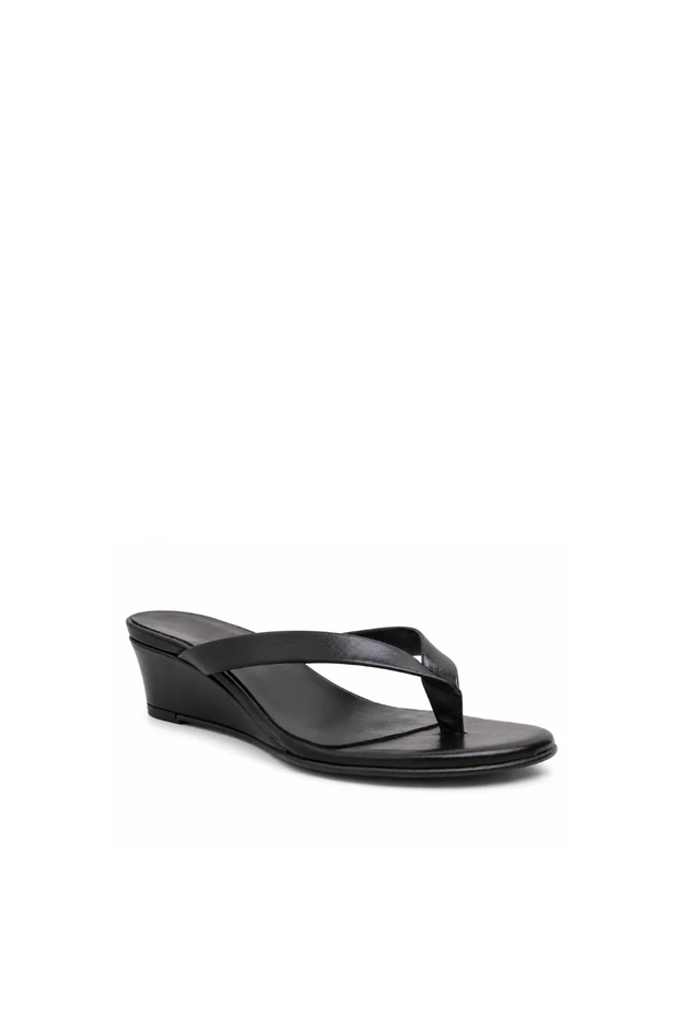 Leather Wedge Sandals