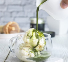 Matcha affogato