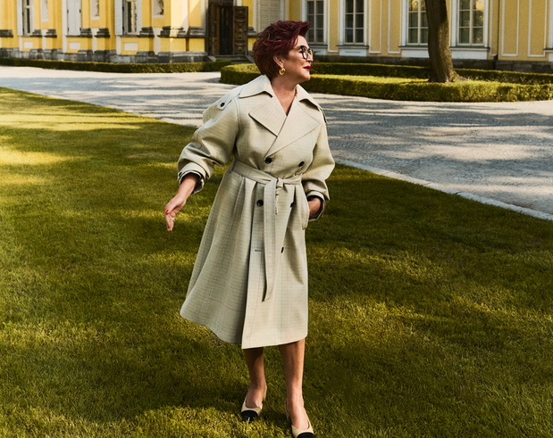 Jolanta Kwaśniewska, sesja dla magazynu „VIVA!”, październik 2024, VIVA, 20/2024