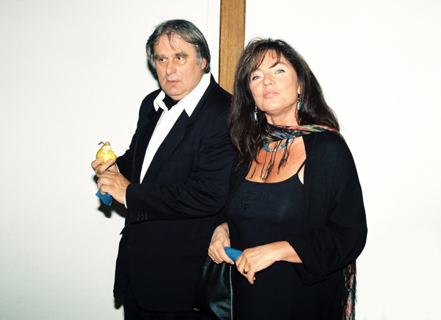 Warszawa 06.1999. Aktorskie małżeństwo, Marek Perepeczko i Agnieszka Fitkau-Perepeczko