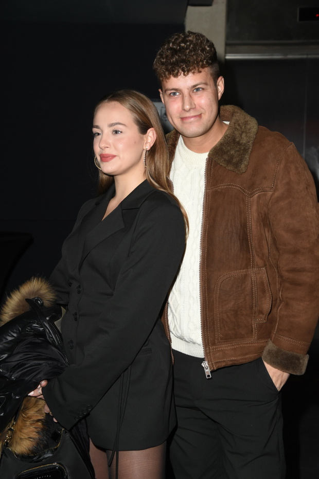 Wiktoria Gąsiewska, Mateusz Gąsiewski, 10.01.2024 Warszawa Pokaz filmu "Pszczelarz