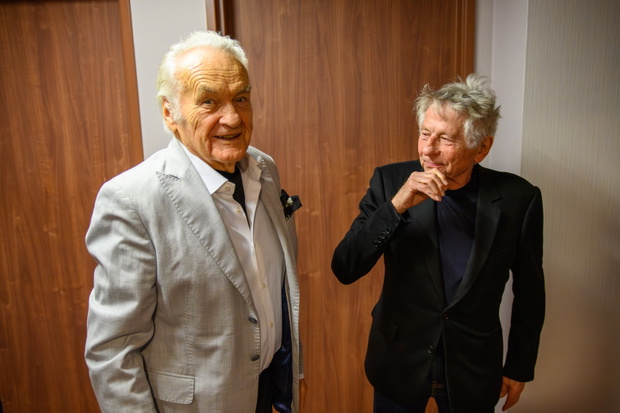 Z przyjacielem Jerzym Skolimowskim w Hotelu HP Park w Olszynie.