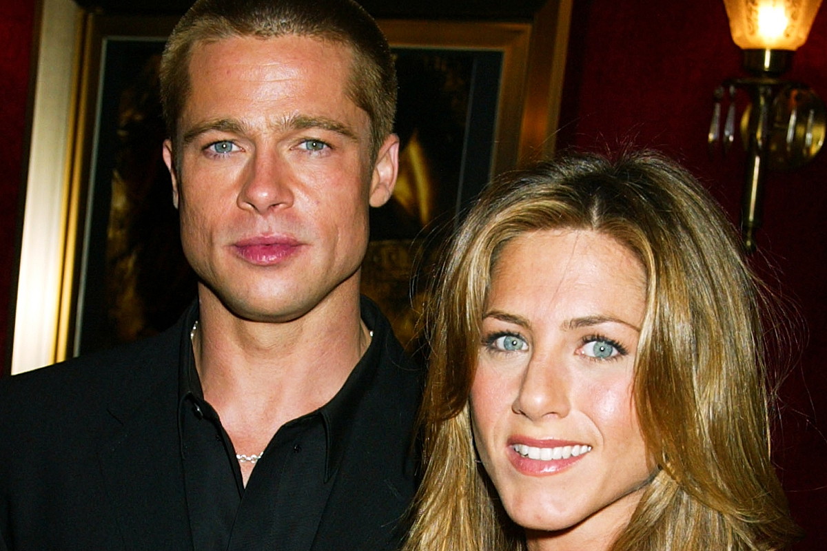 Jennifer Aniston, Brad Pitt.