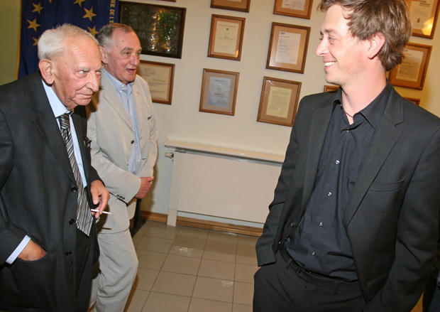 Gustaw Holoubek i syn Jan