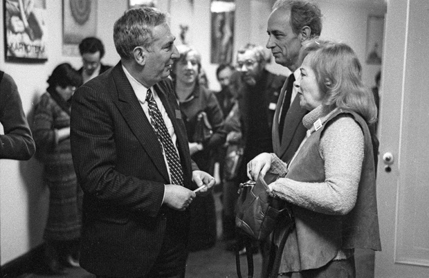 Gustaw Holoubek, Janusz Warmiński, Aleksandra Śląska, Kongres Kultury Polskiej, Warszawa, Teatr Dramatyczny, 12.12.1981 rok