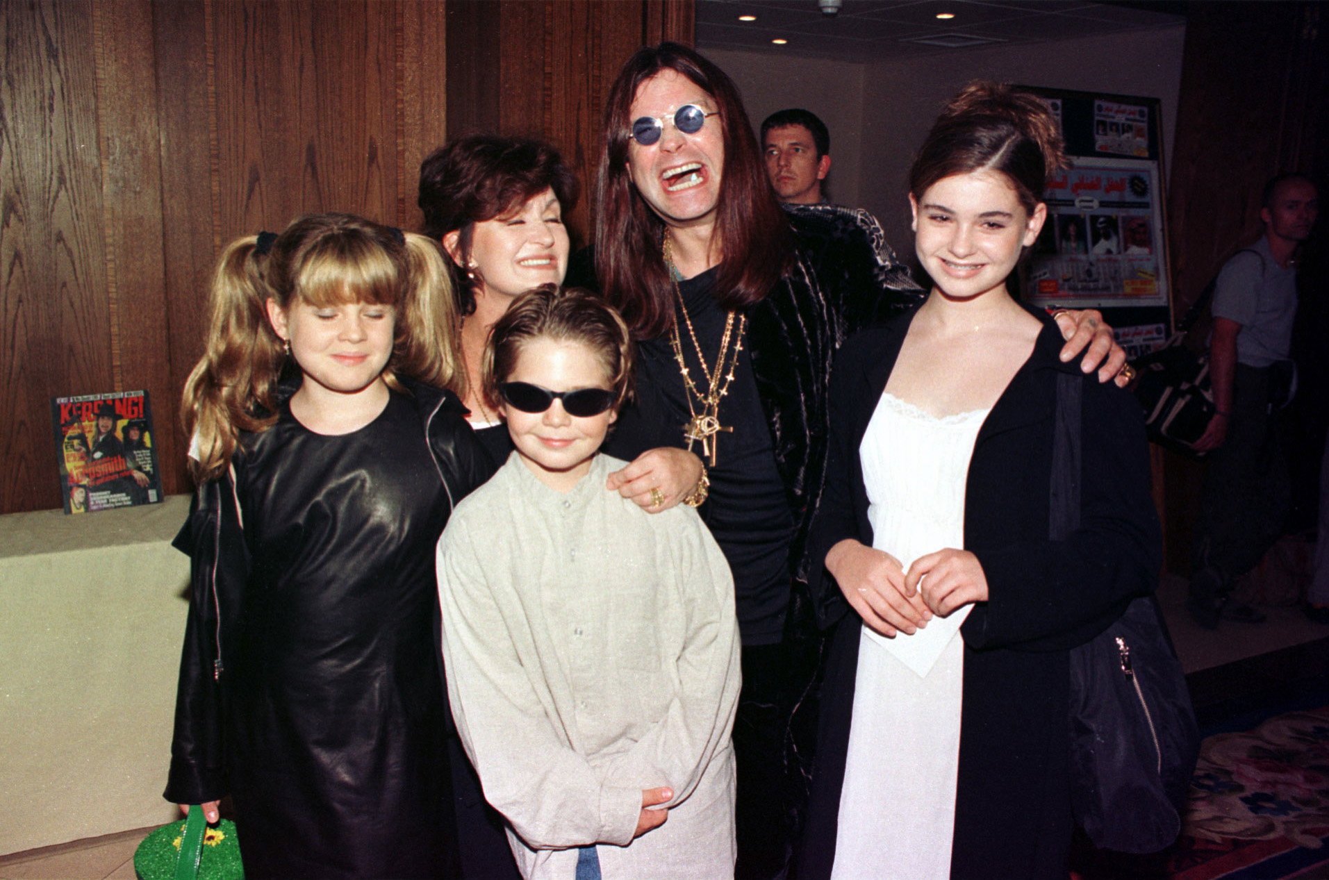 Ozzy Osbourne z rodziną